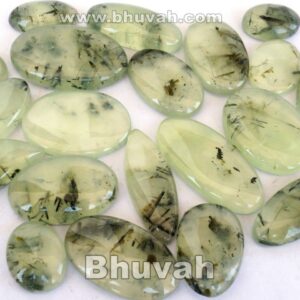 Gemstone - Stone - Cabochon - Gems - Prehnite - Gifts